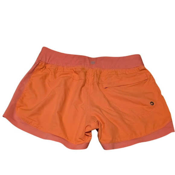 Athleta Orange Athletic Hiking Walking Vacation Trendy Women's Shorts S - Picture 2 of 4